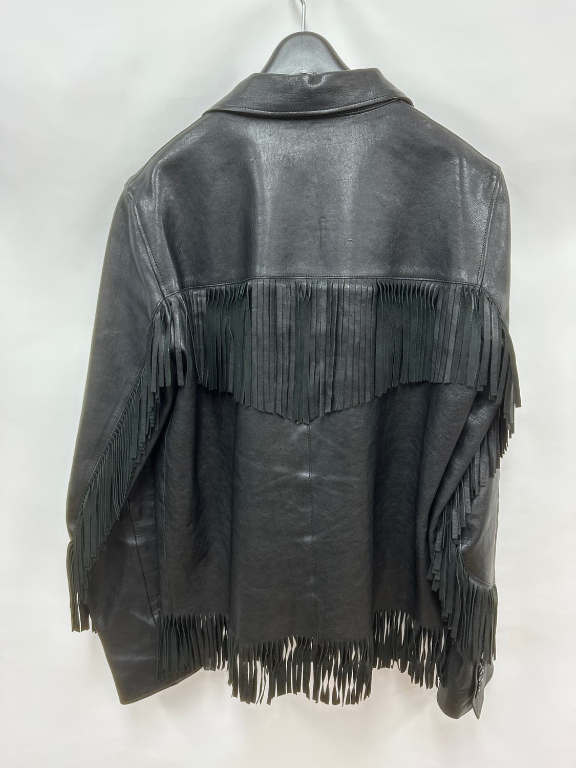 생로랑 프린지 가죽자켓 상품이미지2