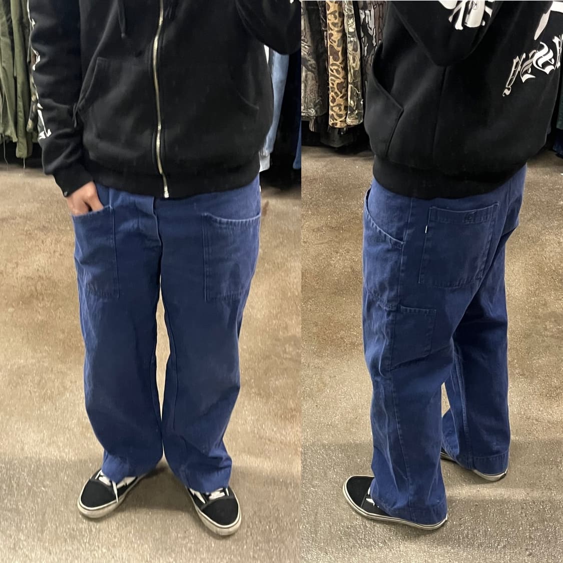 빈티지 프렌치 워크 팬츠 (34“) 상품이미지1