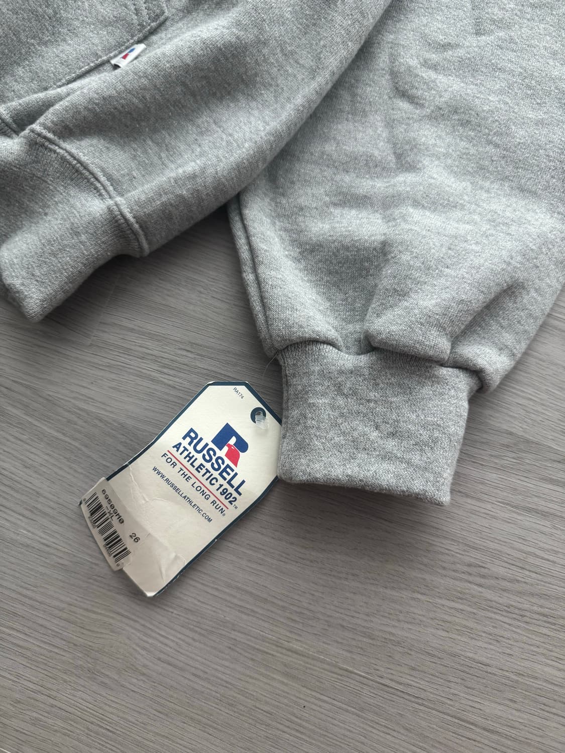 러셀 빈티지 후디 그레이 데드스탁 XL 상품이미지3