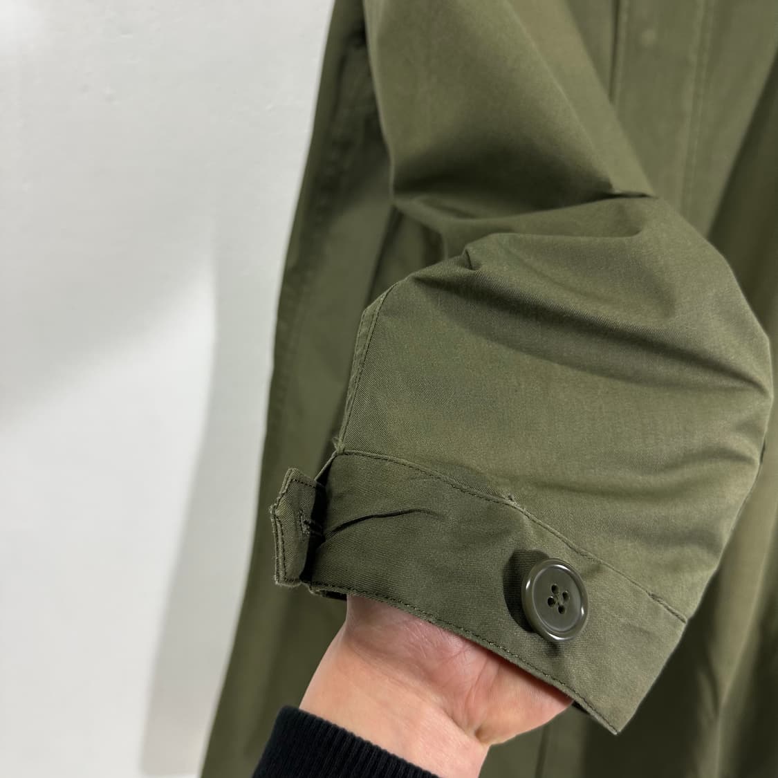 L 유니클로 블록테크 카키 M65 피쉬테일 야상자켓 상품이미지2