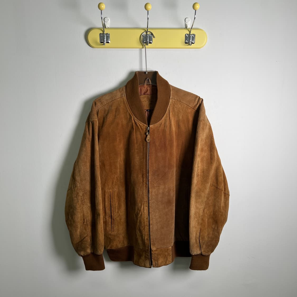 VTG 빈티지 브라운 스웨이드 봄버 자켓 L 상품이미지1