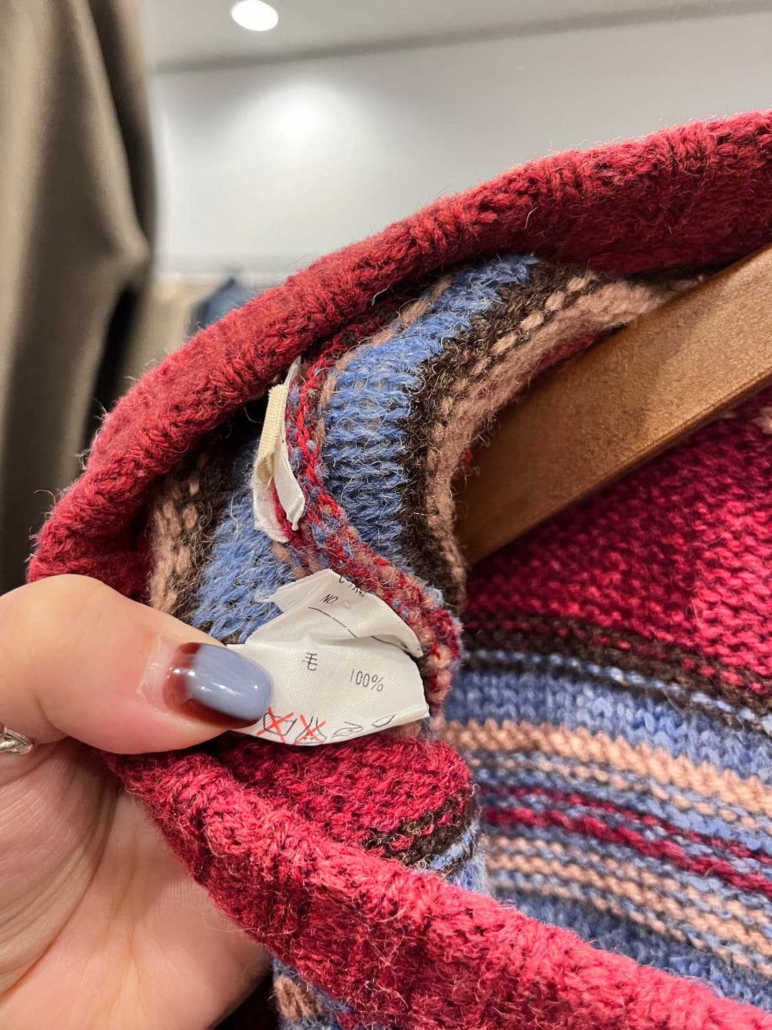 Benetton 베네통 노르딕 울 니트 상품이미지9