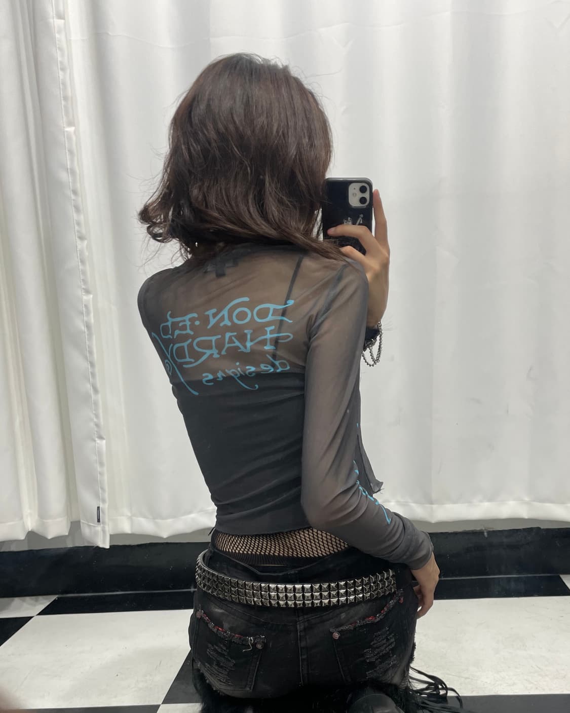 🎸Ed hardy 씨스루 롱슬리브🎸 상품이미지2