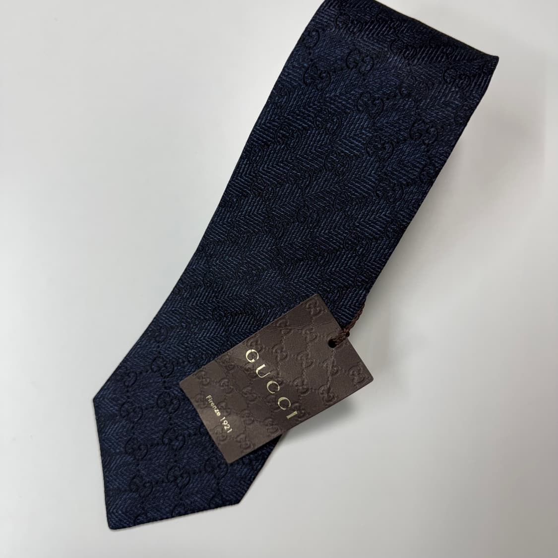 택달린 미사용품 구찌(GUCCI) 모노그램 명품 정품 넥타이 상품이미지5