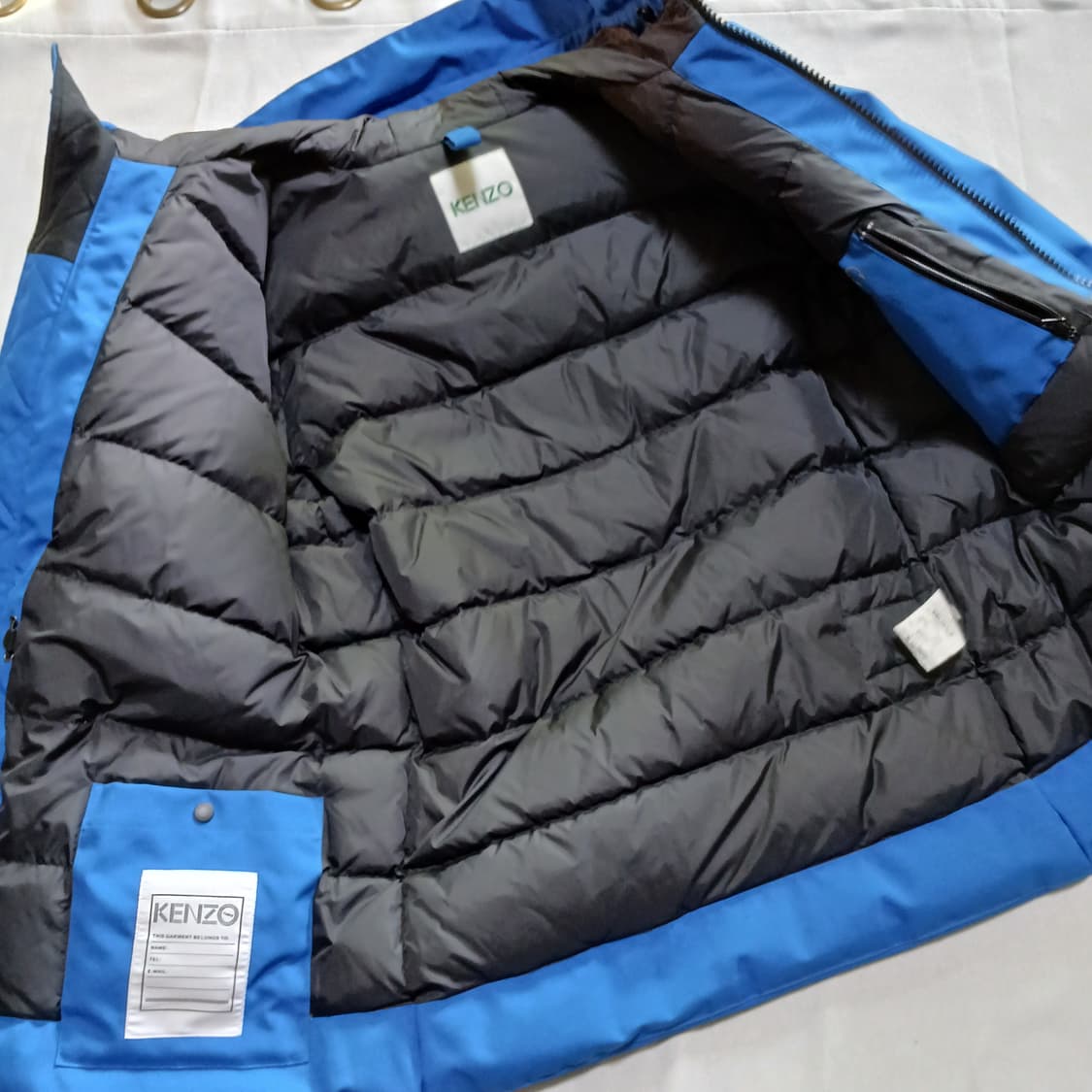 KENZO 겐조 다운 윈터 패딩 자켓 파랑 블루 상품이미지7