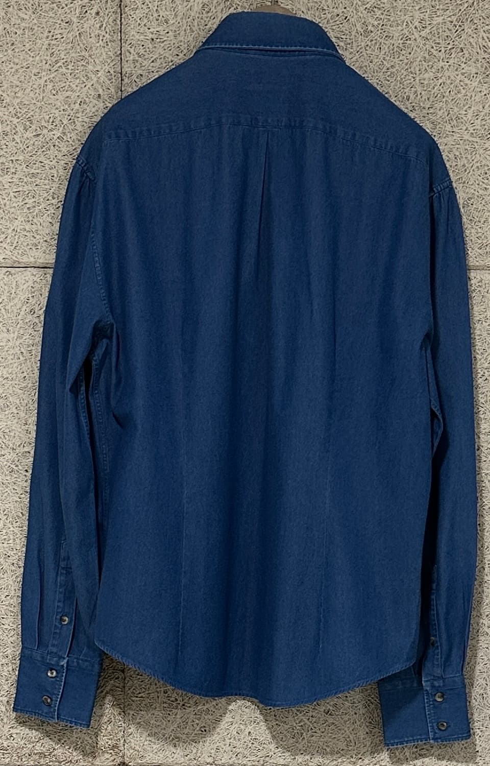 브루넬로 쿠치넬리 데님 셔츠 슬림핏 네이비 상품이미지3
