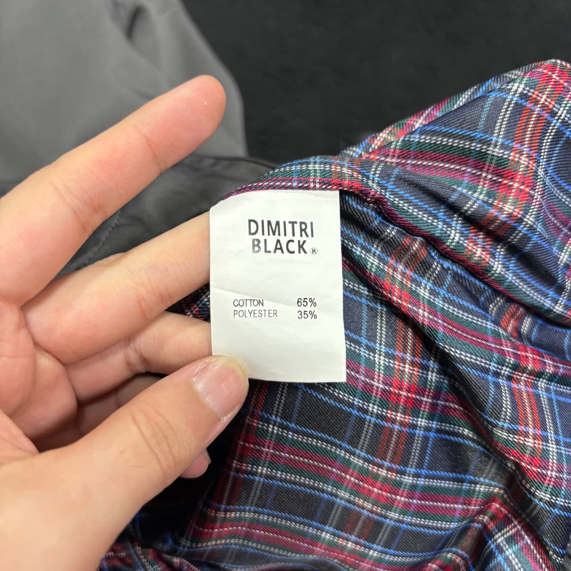 2 L 디미트리블랙 진그레이 스윙탑 블루종자켓 상품이미지4