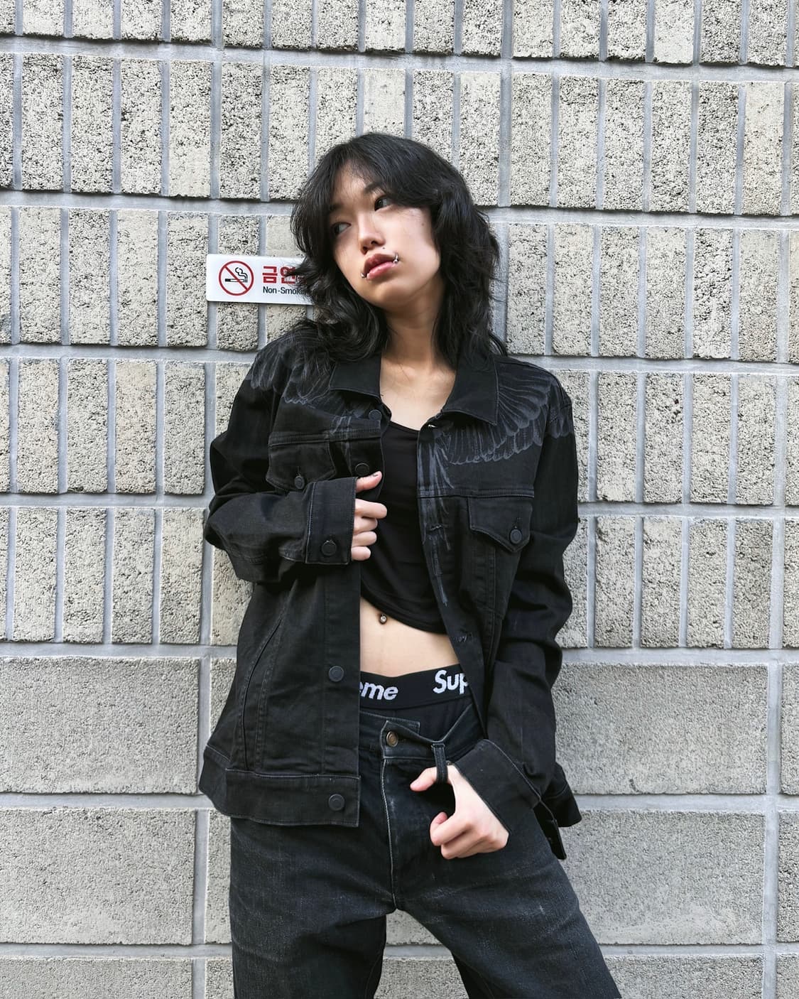 마르셀로불론 데님 아트워크 자켓 상품이미지7