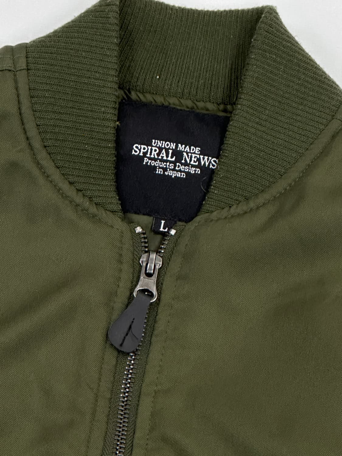 SPIRAL NEWS 마틸다 밀리터리 항공점퍼 아우터 카키  점퍼  상품이미지5
