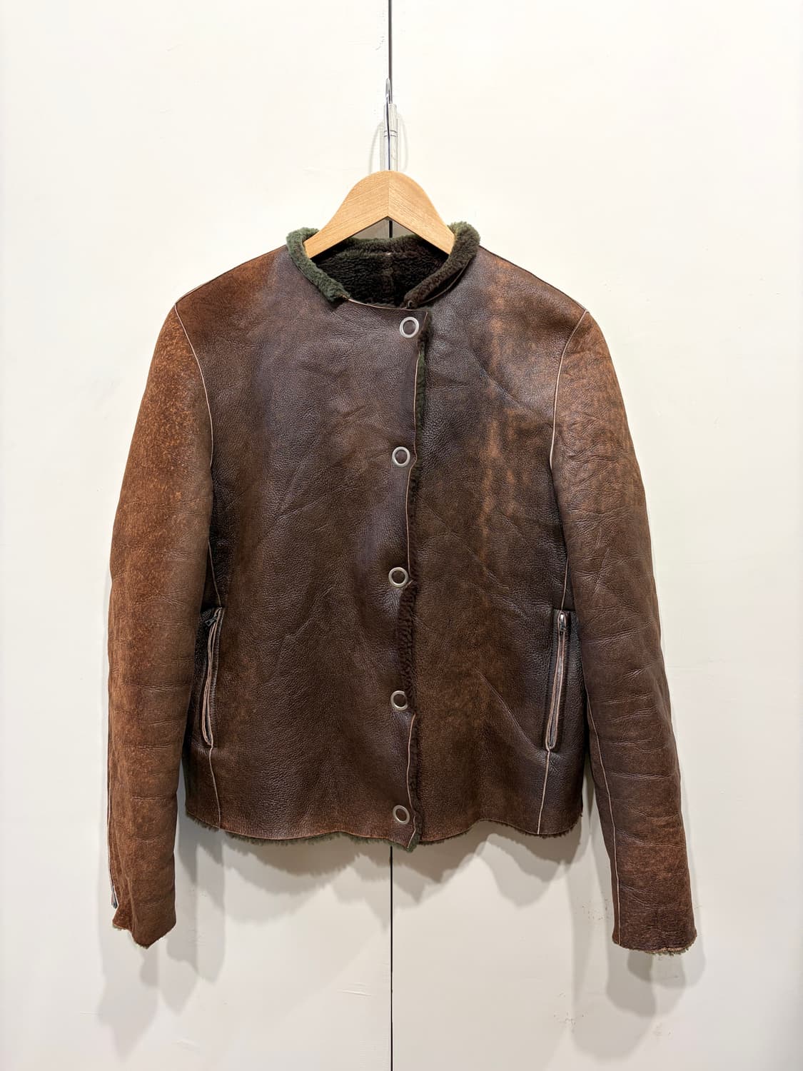 질샌더 램스킨 무스탕 자켓 상품이미지1