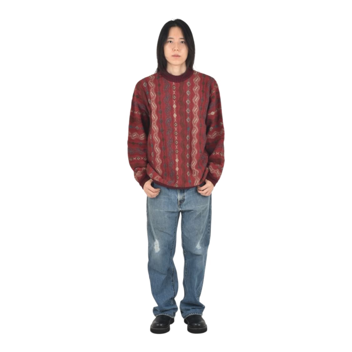 COOGI 오스트레일리아 케이블 울니트 스웨터 L 상품이미지2