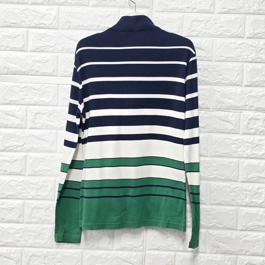 택포_ 빈폴 골프 스트라이프 하프넥 티셔츠 95 상품이미지4