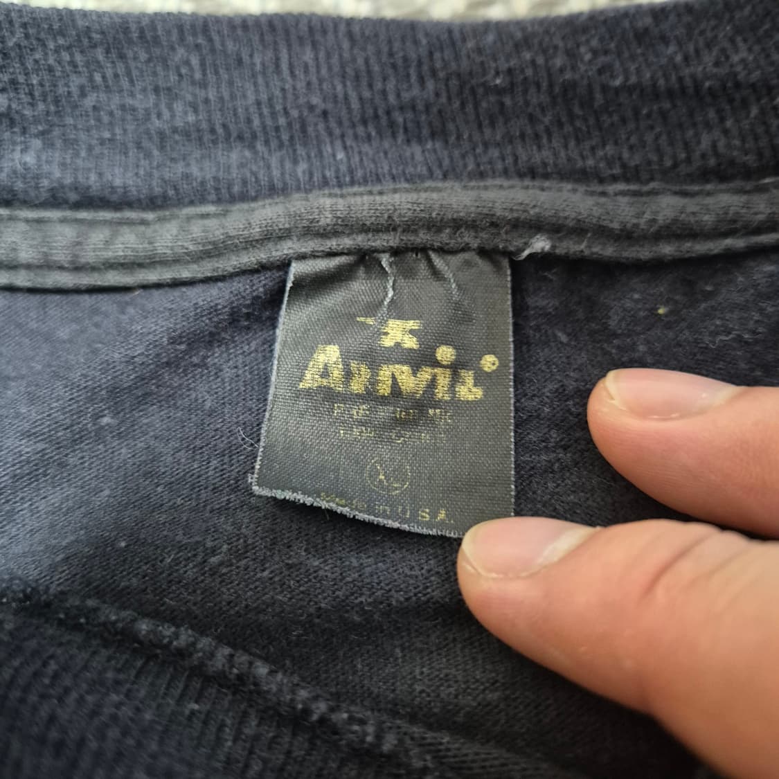80s Anvil 양면 그래픽 싱글스티치 티셔츠 (XL) 상품이미지3