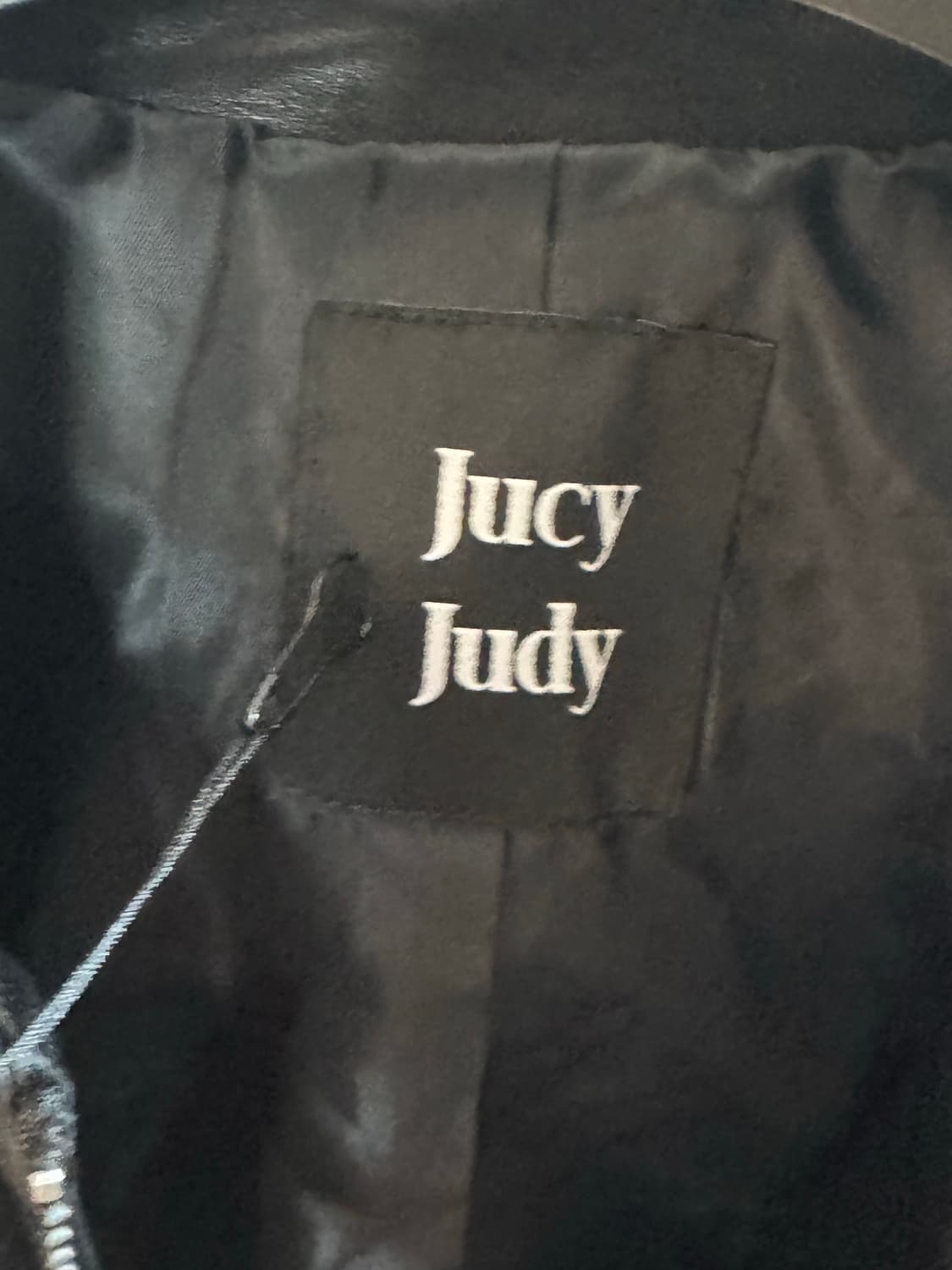 (새상품) 쥬시쥬디 레더 라이크 봄버 오버핏자켓 상품이미지5