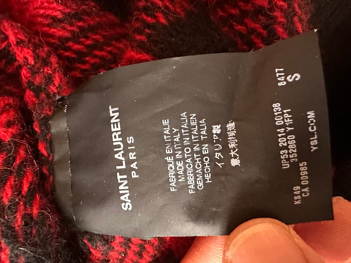 S) 생로랑 모헤어 가디건 - S 상품이미지6