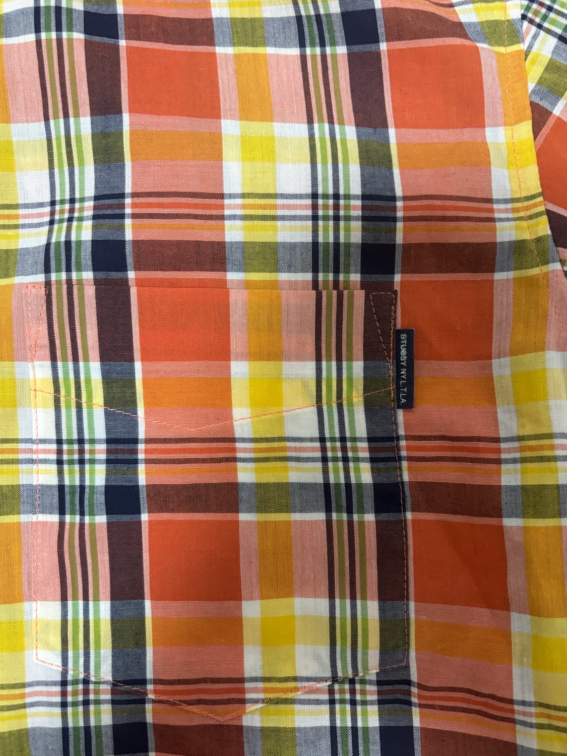 90s stussy 체크셔츠 상품이미지3