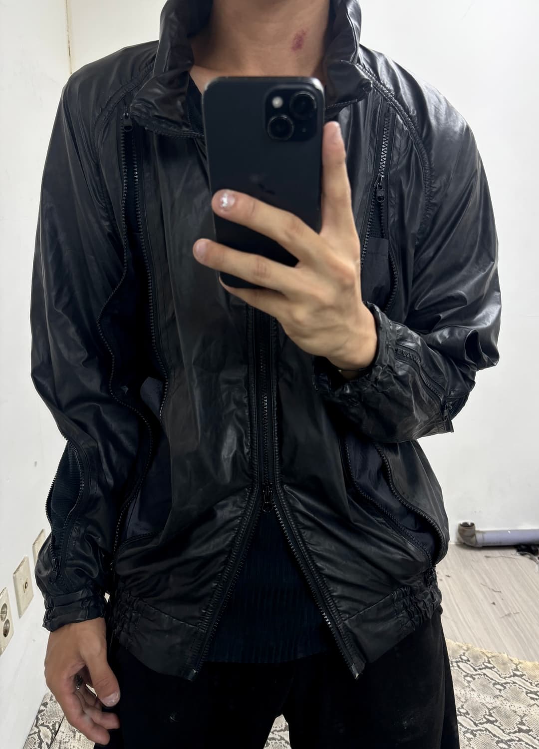 Rare Design Full Zipper Detail Black win 상품이미지8