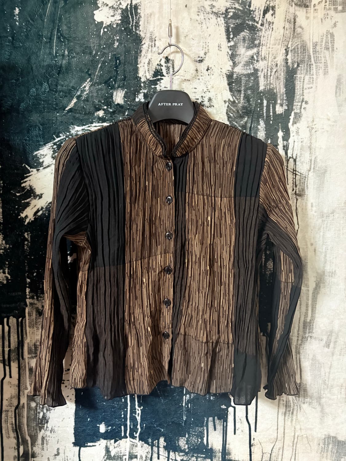 Gabin pleats cardigan shirt  상품이미지1