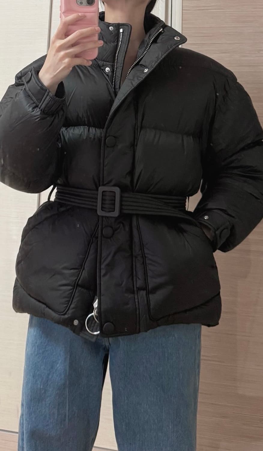 옌키옌키 베어 블랙 패딩 xs 상품이미지10
