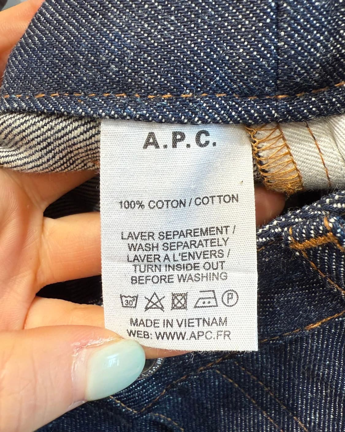 아페쎄 데님 미니스커트 상품이미지9