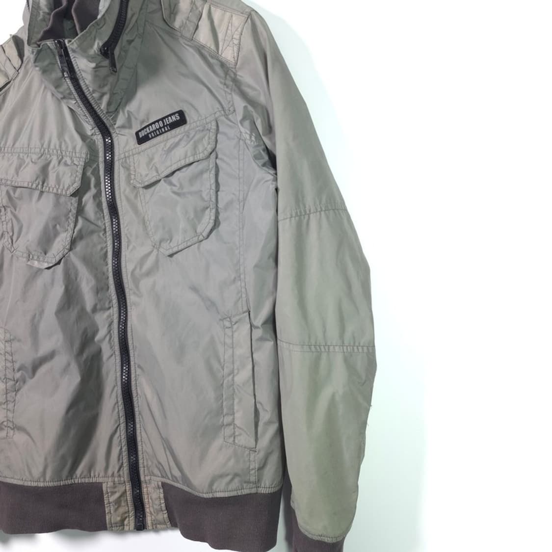 버커루 오리지널 밀리터리 무드 집업 자켓 XL 상품이미지5