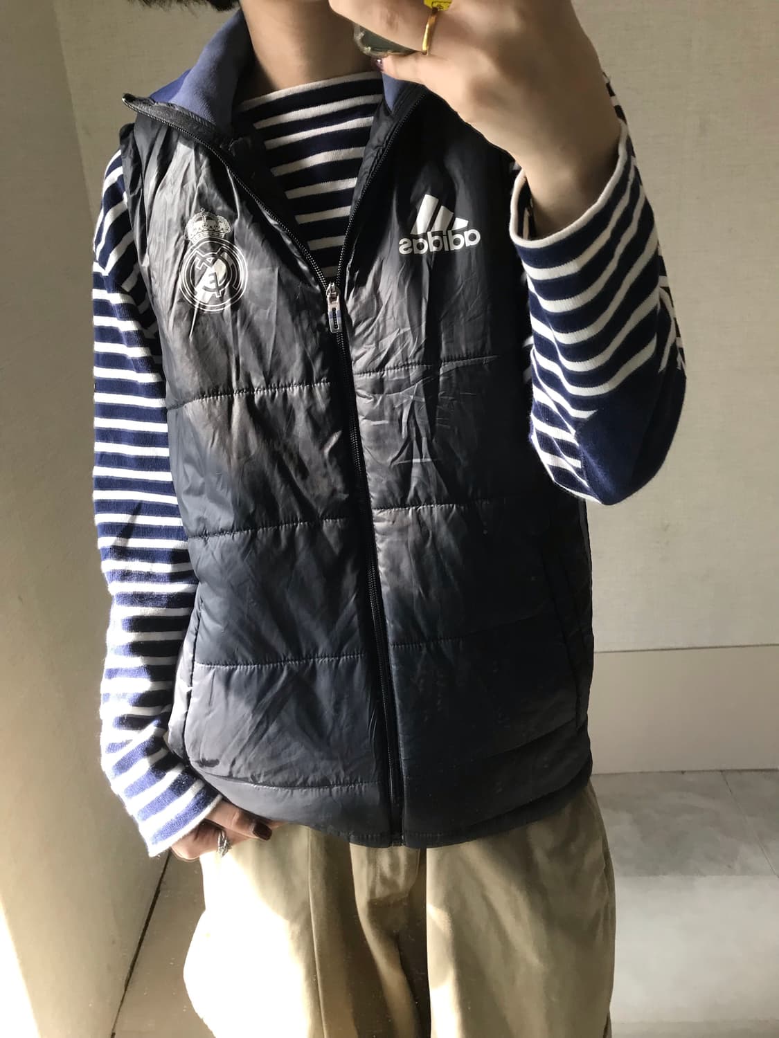 아디다스 레알마드리드 패딩조끼 상품이미지2