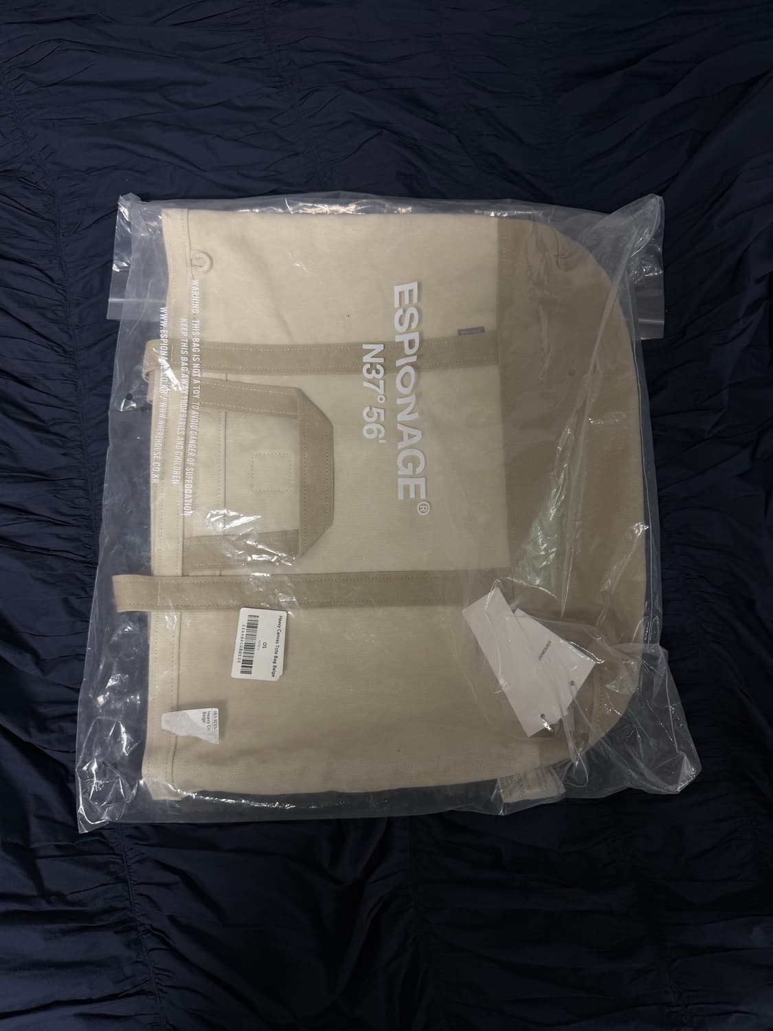 (새상품급) 에스피오나지 - Heavy Canvas Tote Bag 상품이미지2