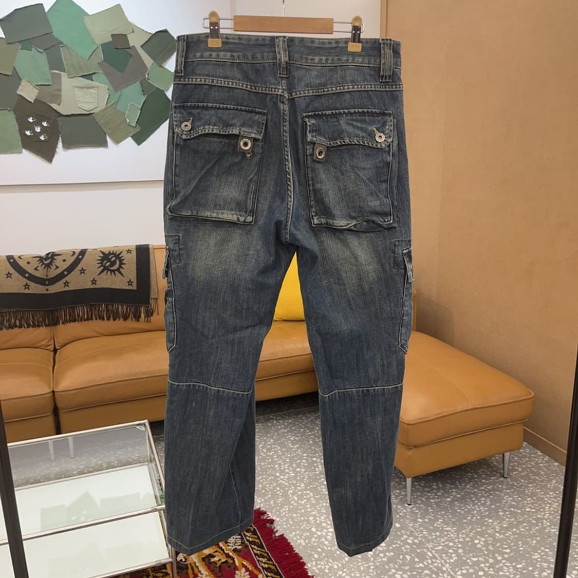 빈티지 멀티포켓 카고 데님 청바지 31인치 C06341 상품이미지2