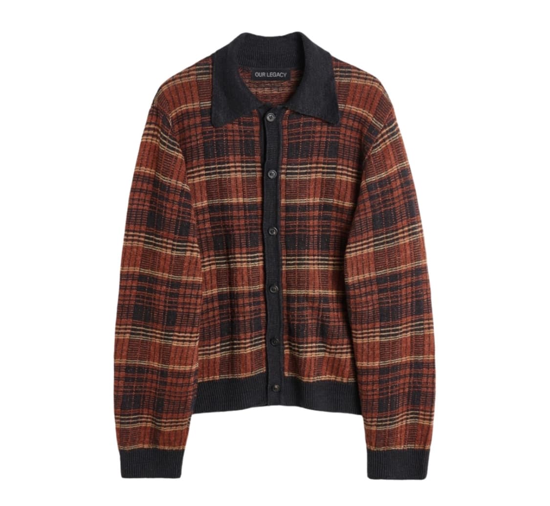 아워레가시 이브닝폴로 러스트 지저 체크 상품이미지1