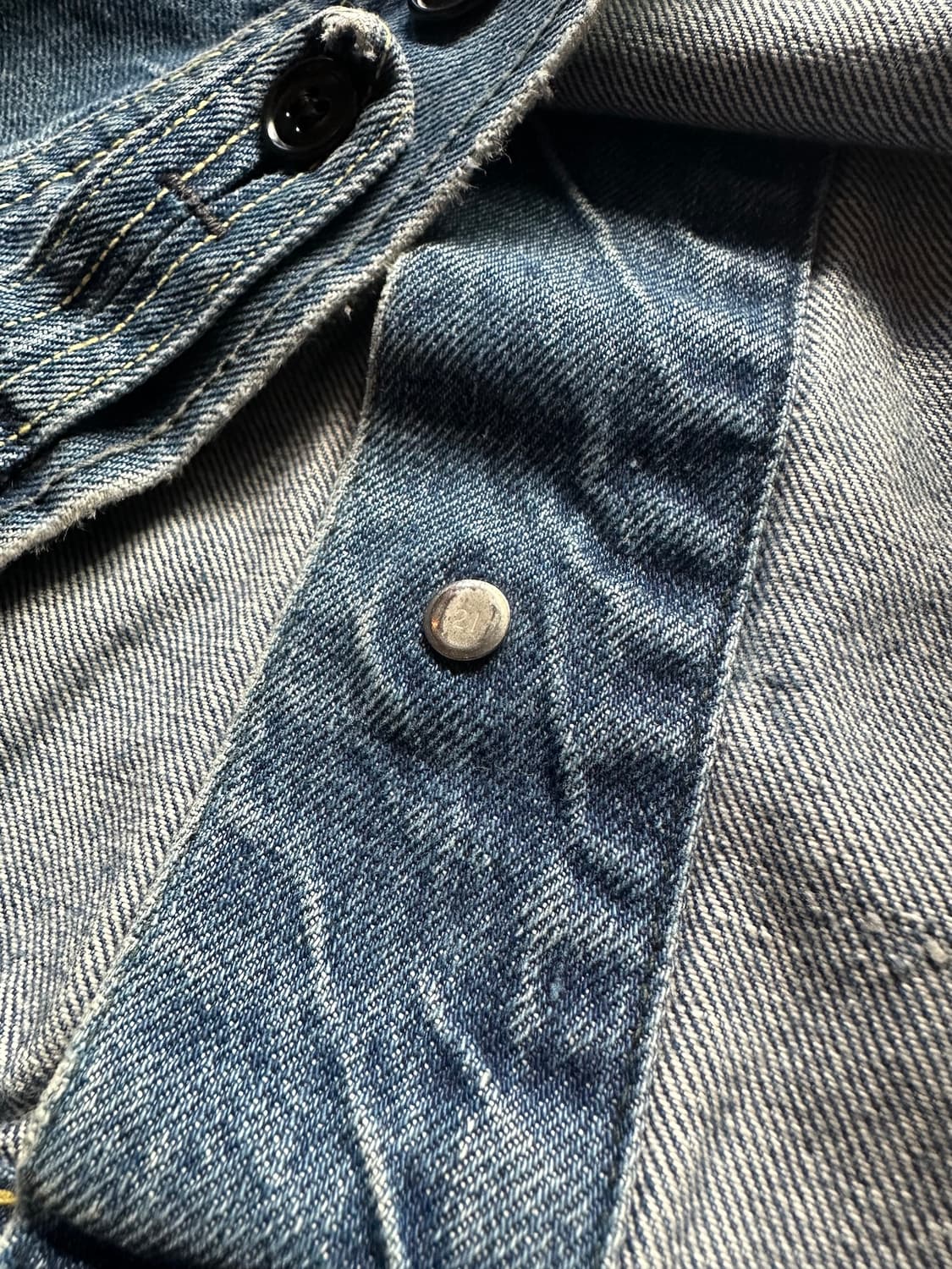 60s USA Cooperking Western Denim Jacket 상품이미지7