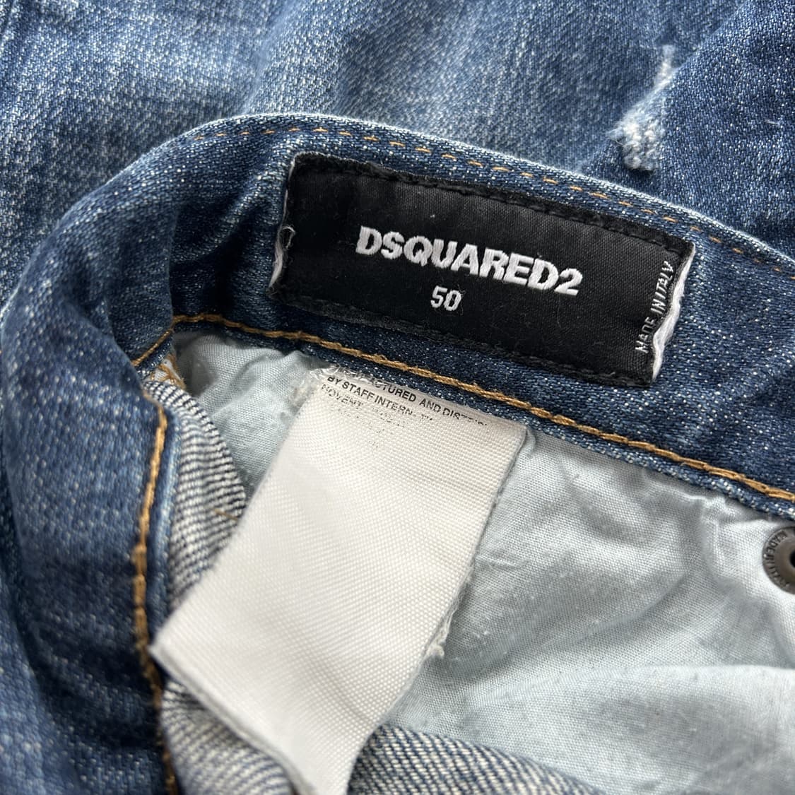 디스퀘어드2 데미지 워싱 청바지 33 상품이미지3