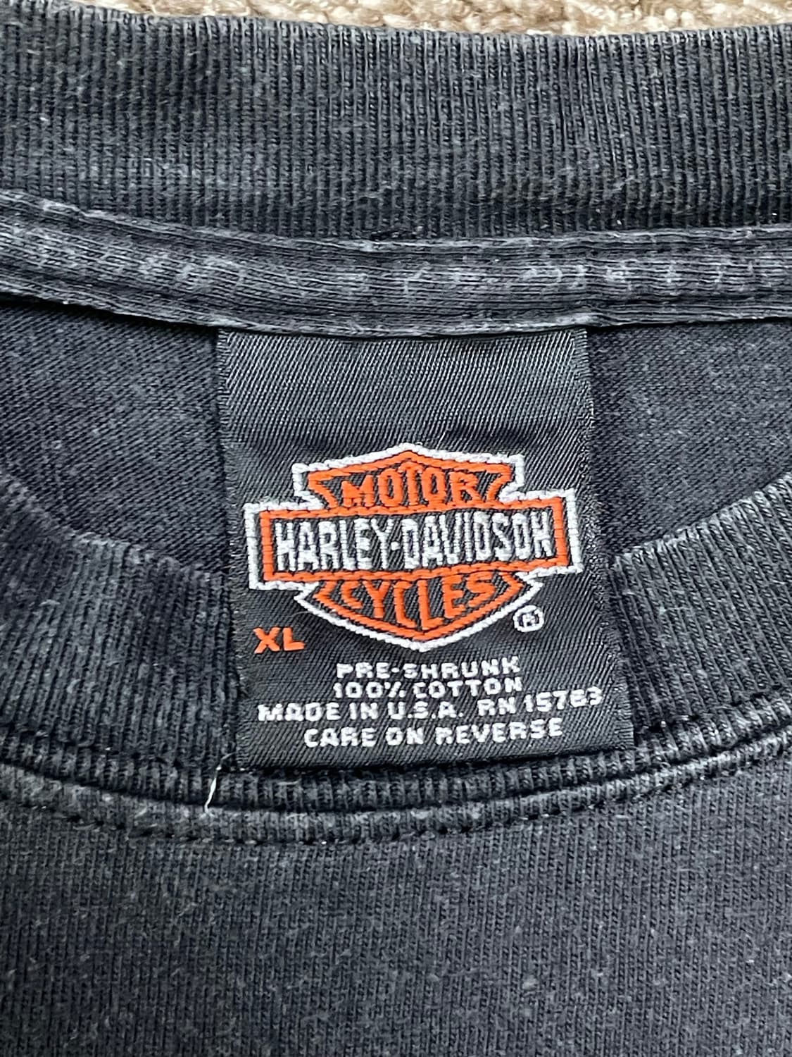 90s harley flame pocket tee 할리 플레임 티셔츠 상품이미지4