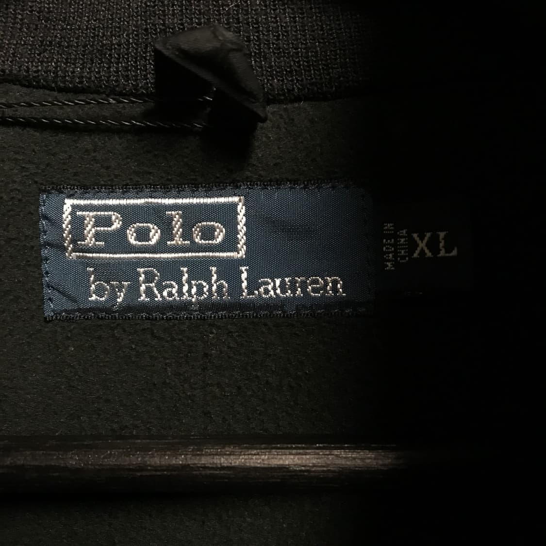 폴로 랄프로렌 기모 페리 자켓 블랙 XL 상품이미지5