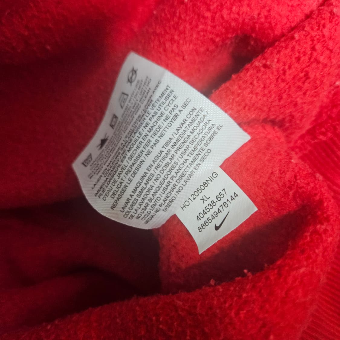 나이키 후드티 레드 상품이미지6