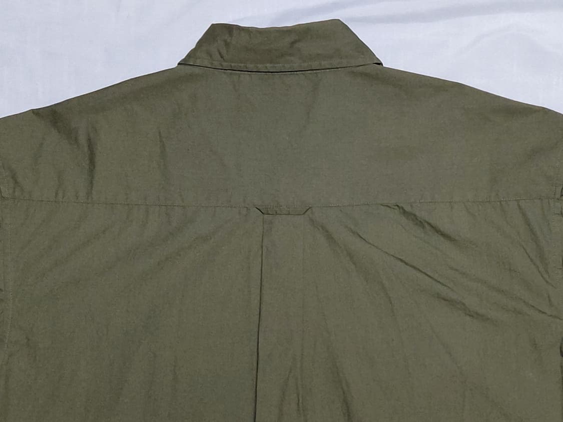 [L] B.D.W 바디웨이브 밀리터리 패치 워크 셔츠 카키 (빈티지) 상품이미지8