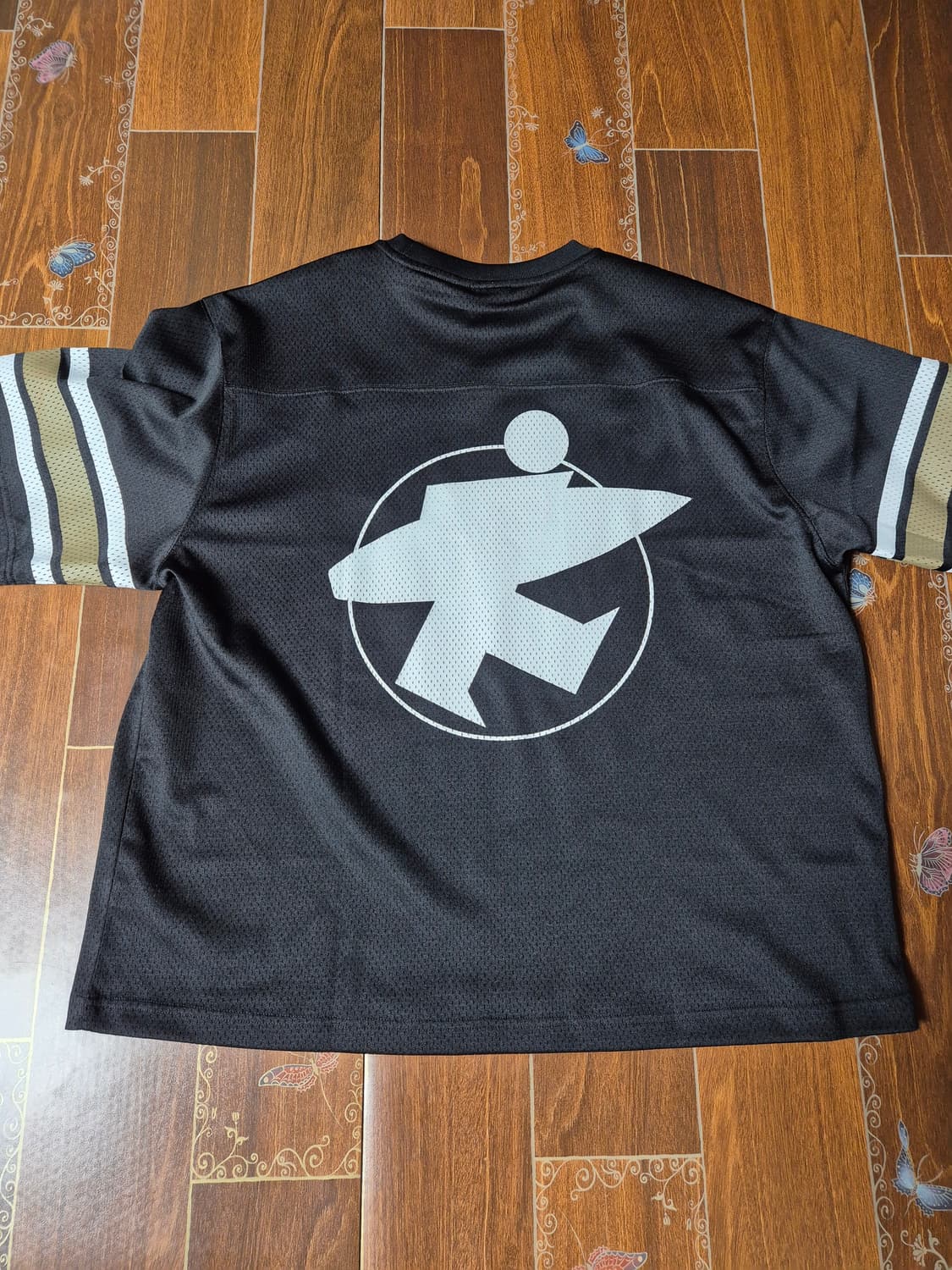 스투시 서프맨 메쉬 풋볼 저지 블랙 L 상품이미지2