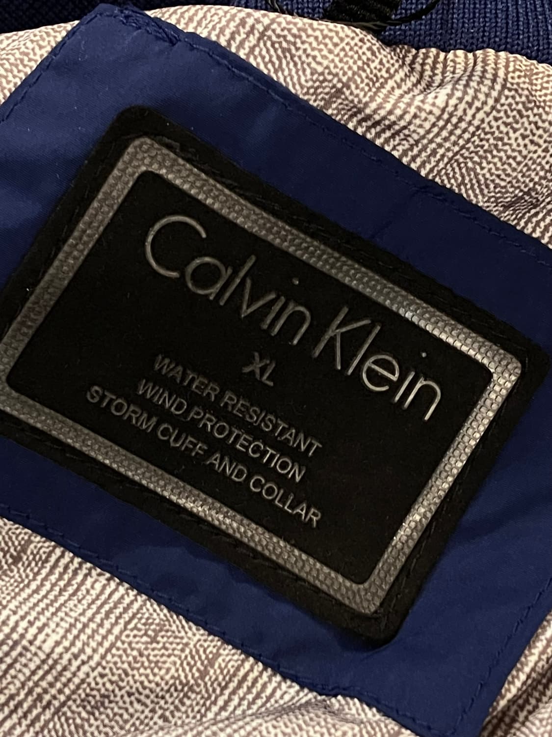 켈빈클라인 바람막이 점퍼 네이비 XL #csz3091 상품이미지5