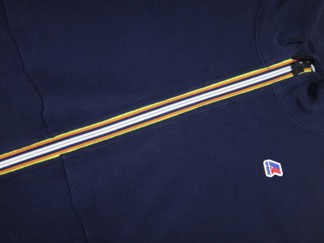 (M) 까웨 K WAY 르브레 공용 플리스 집업 네이비 상품이미지5