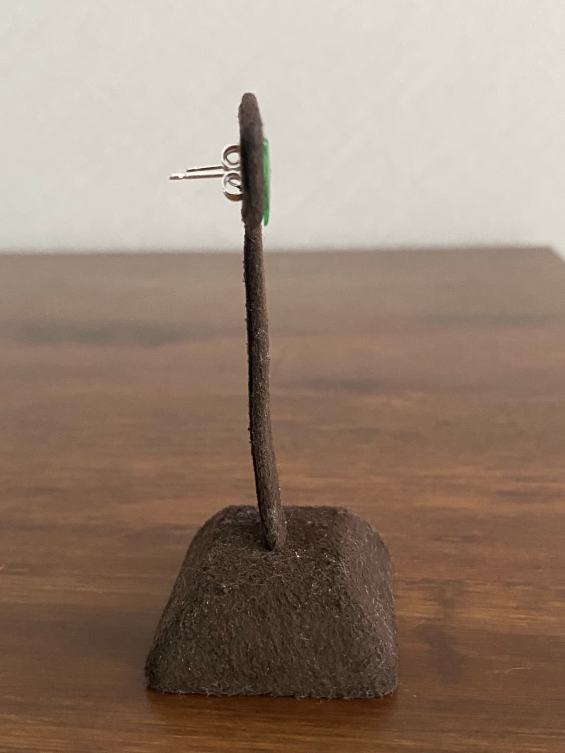 하트 모티브 천연 비취 귀걸이(925,새제품) 상품이미지8