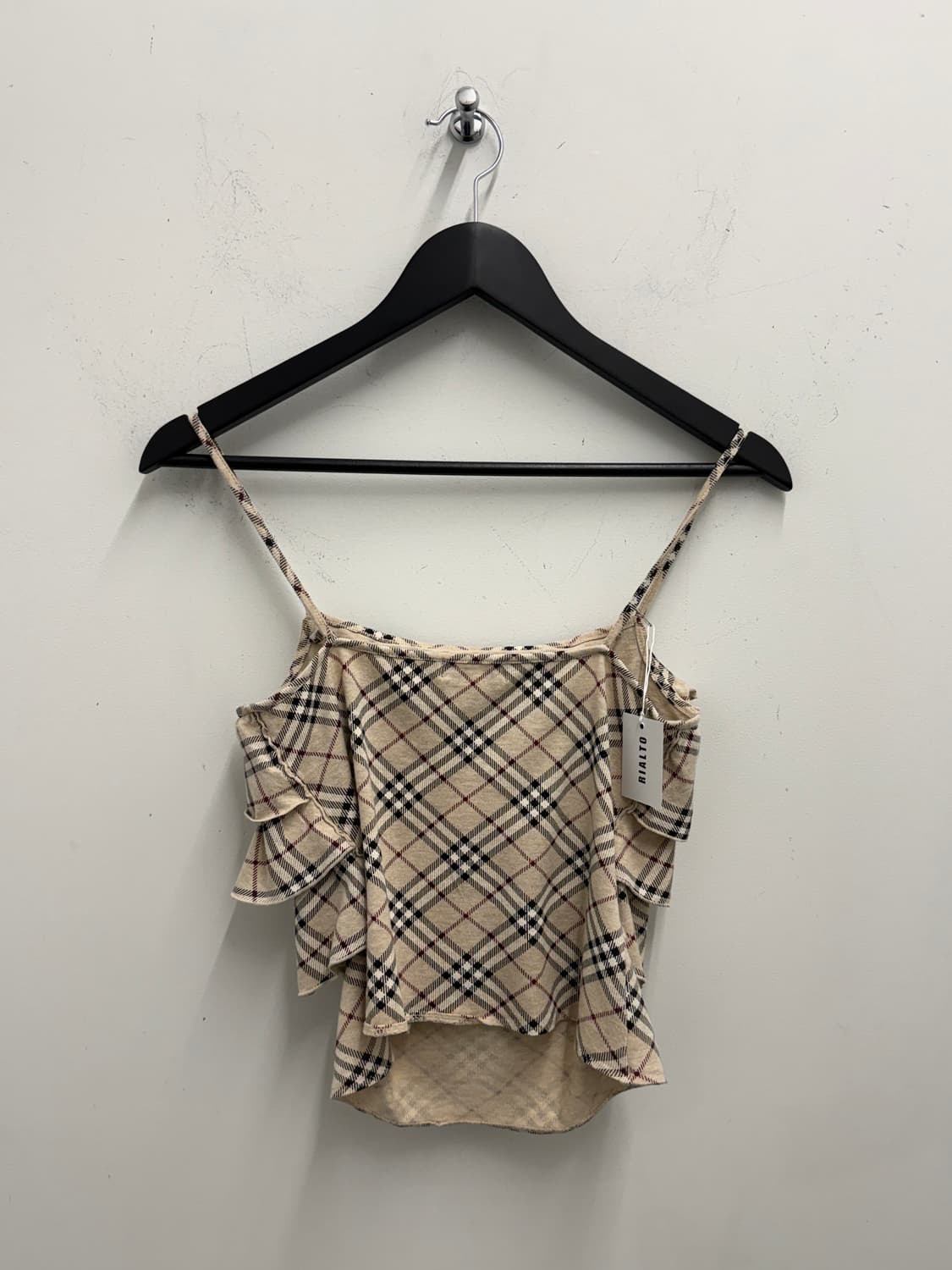 Burberry 버버리 노바체크 프릴 슬리브리스 탑 36 상품이미지2