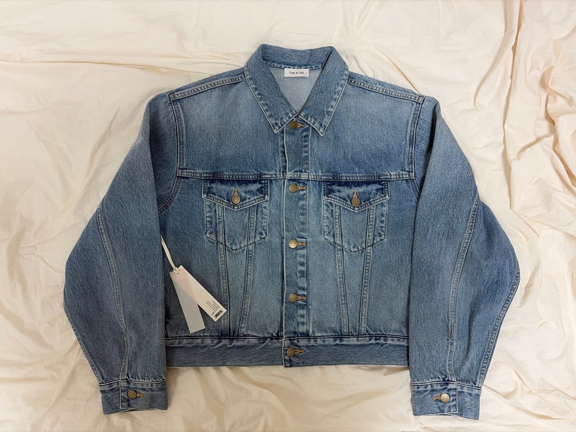 피어오브갓 시빌컬렉션 데님 트럭커 자켓 라이트 인디고 상품이미지2