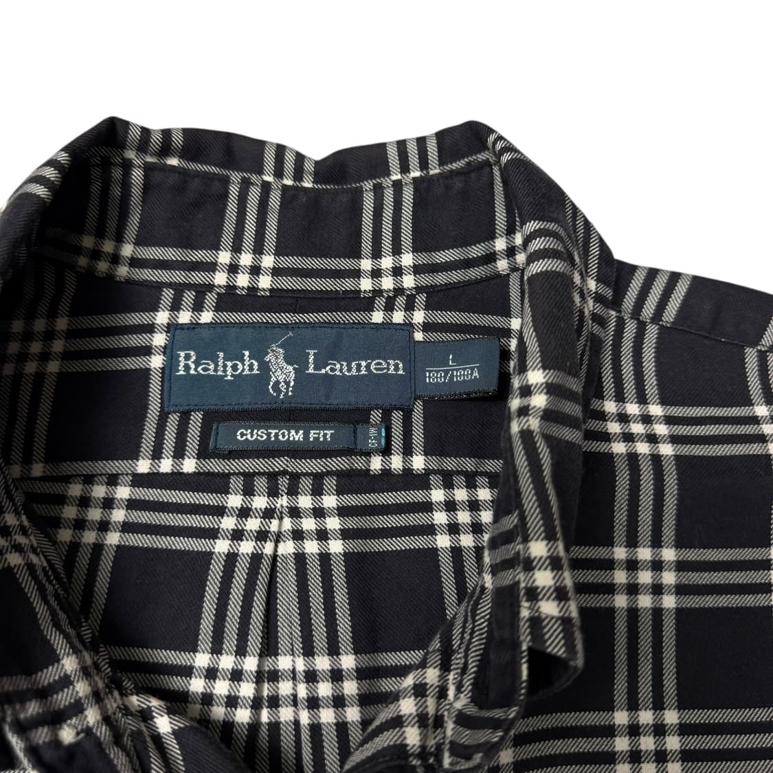 폴로 랄프로렌 커스텀 핏 타탄 체크 셔츠  상품이미지3
