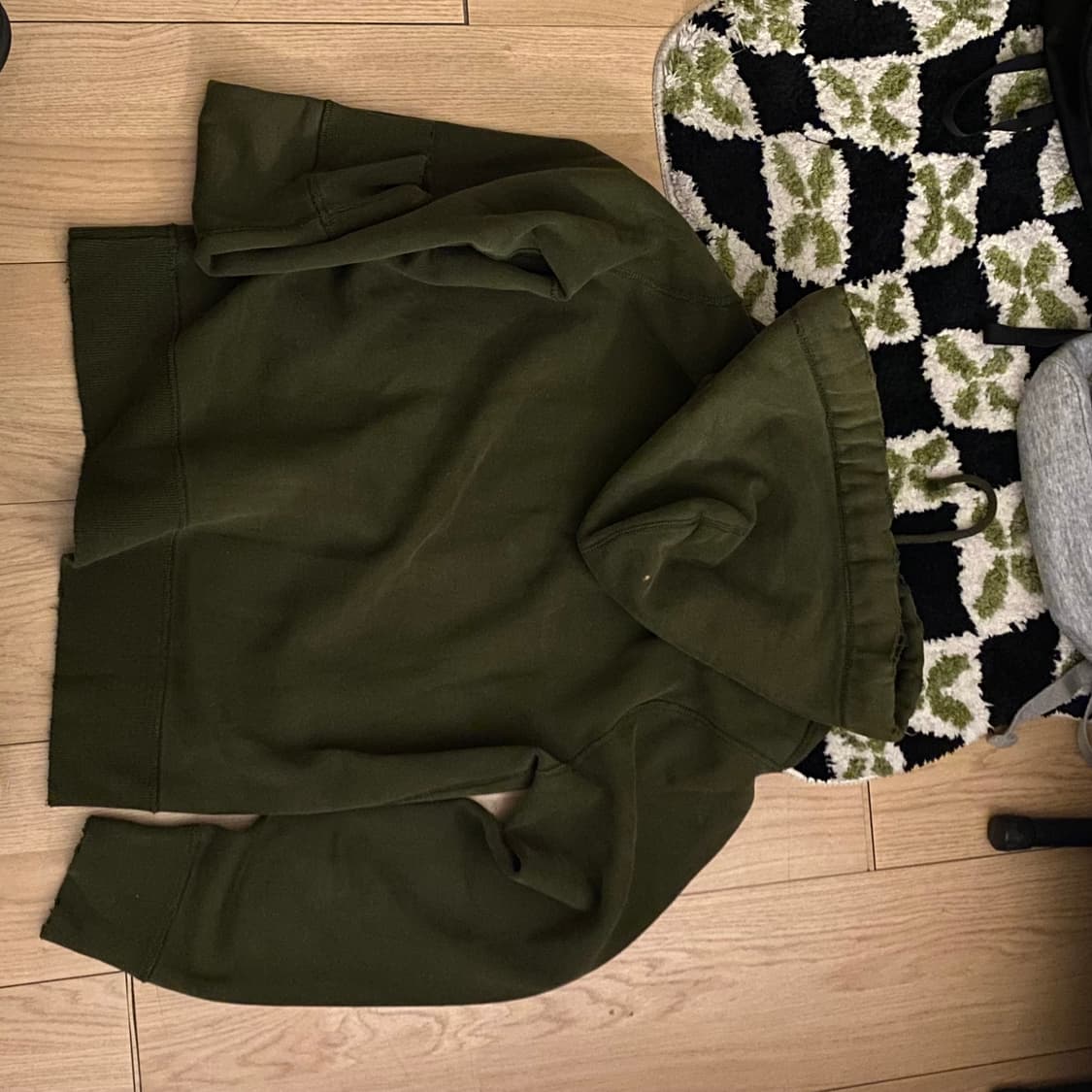 🍵홀리스터 말차 후드티 M 상품이미지3