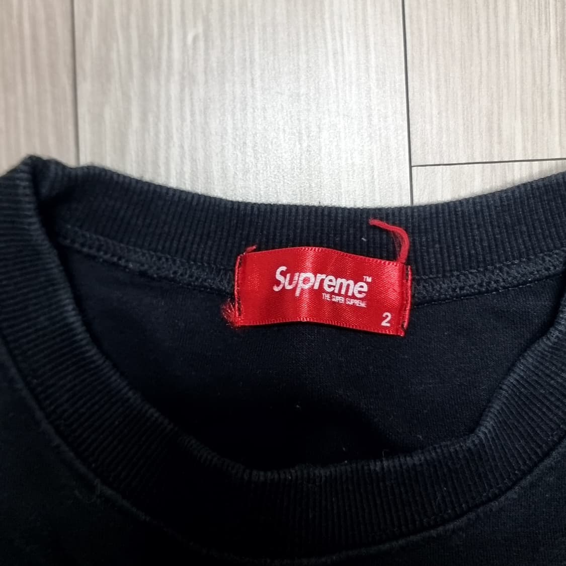 수푸림 "루니툰99" 블랙 맨투맨 티셔츠(xl) 상품이미지4