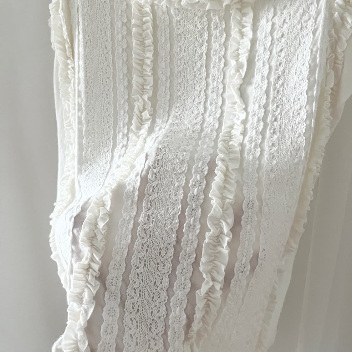 gallery visconti white lace sleeveless 상품이미지3