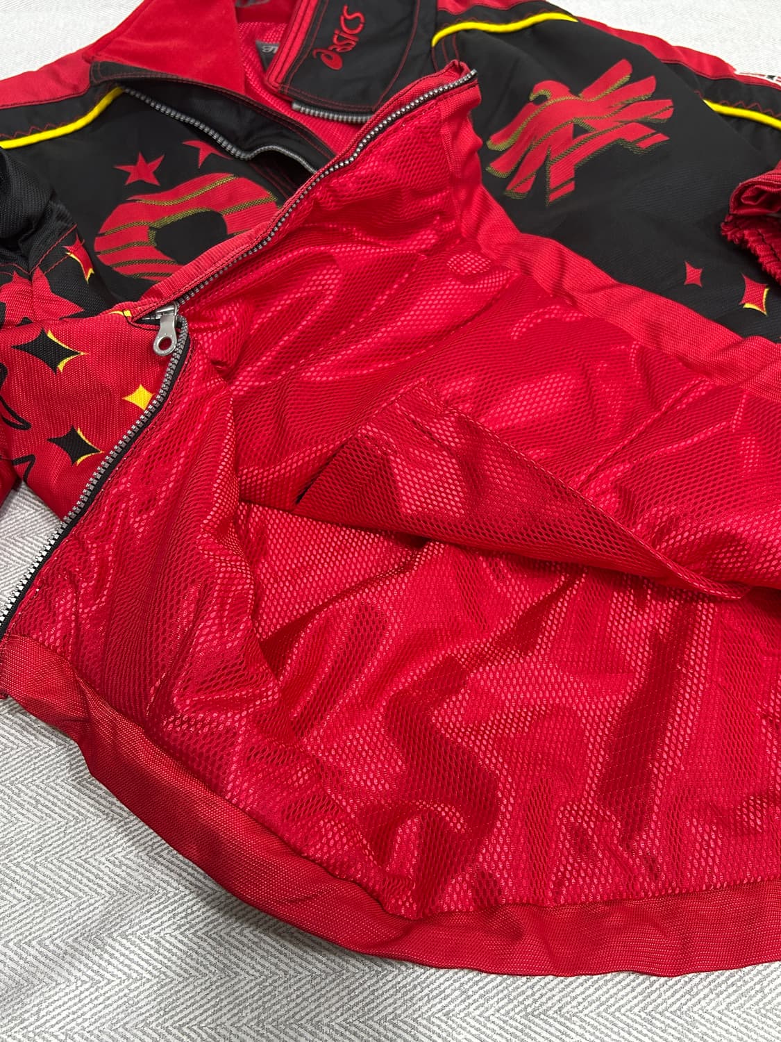 아식스 오스트리아 팀 스키 바람막이 아노락 남성 105-110 상품이미지10