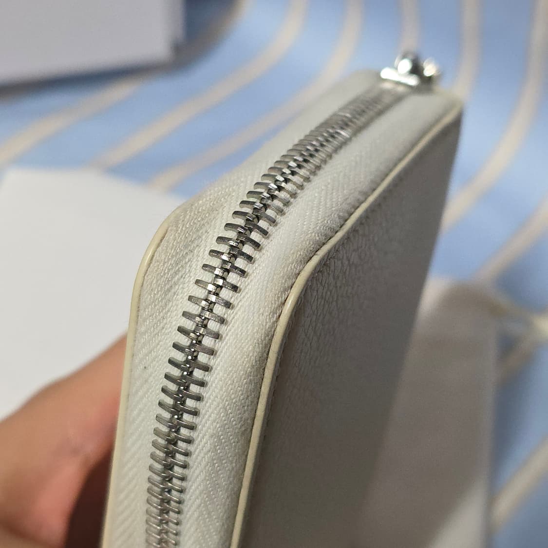 미루브 지어리 현금생활지갑 베이지 상품이미지3