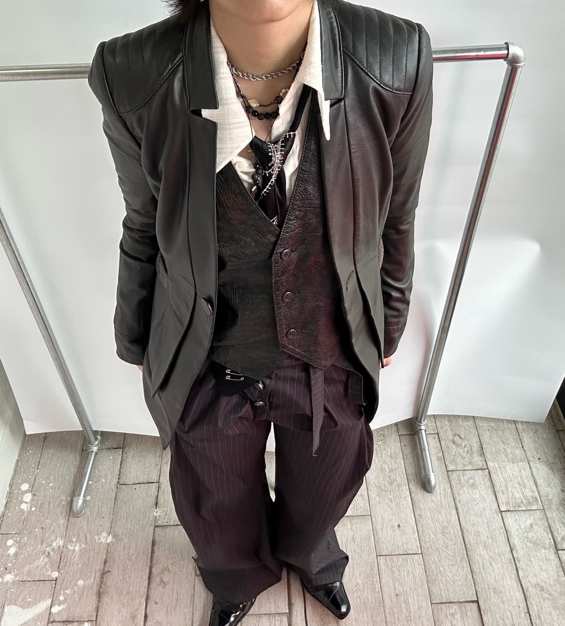 Elloie Dieu snake pattern point jacket 상품이미지2