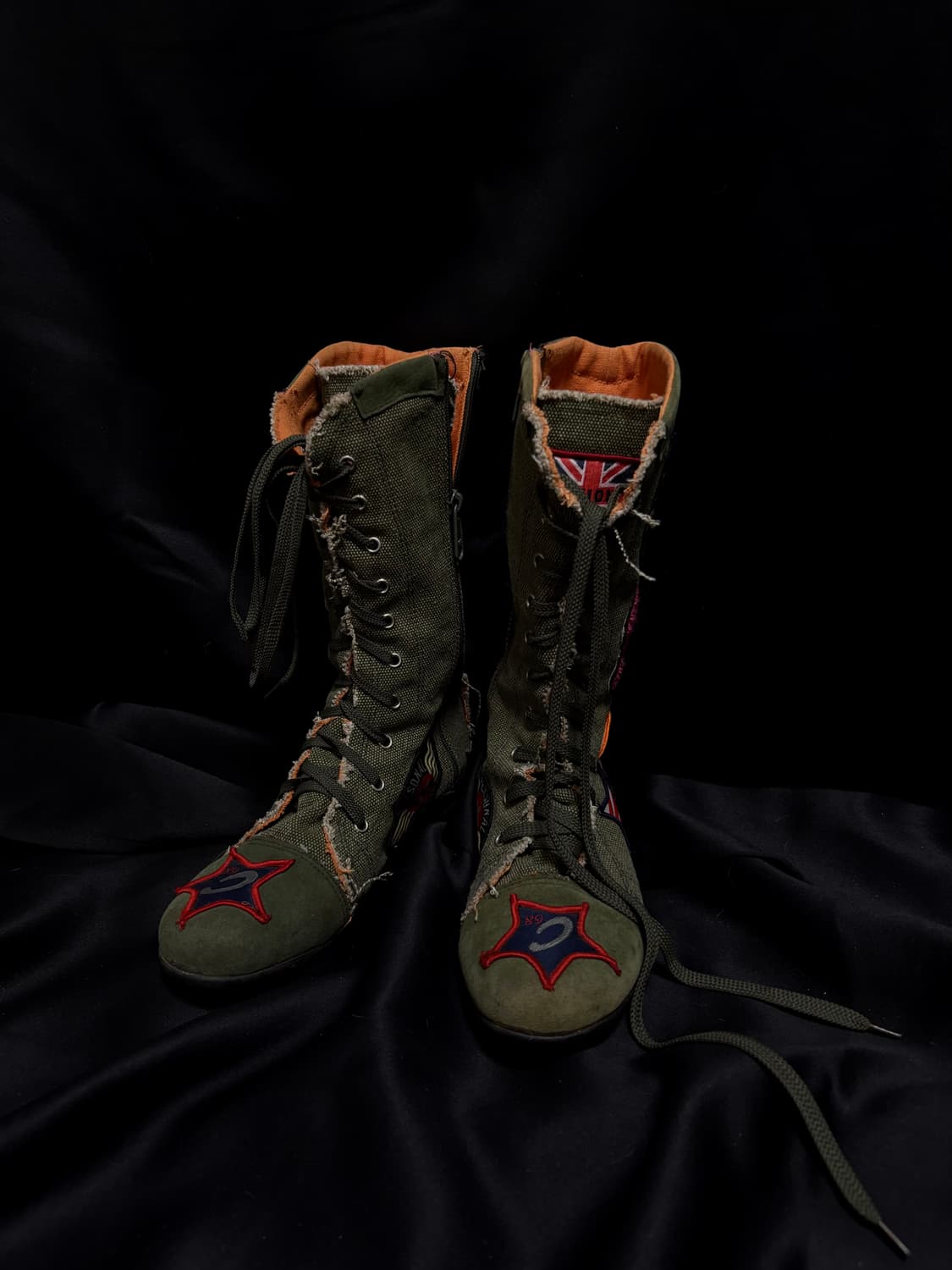 “Unknown” 00’s Kitsch Rare Design Khaki  상품이미지1
