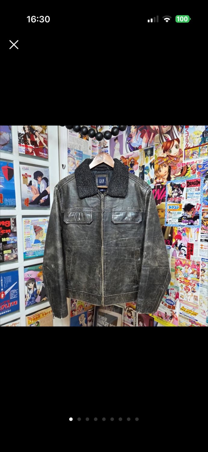 00‘s 올드갭 소가죽 자켓 상품이미지1